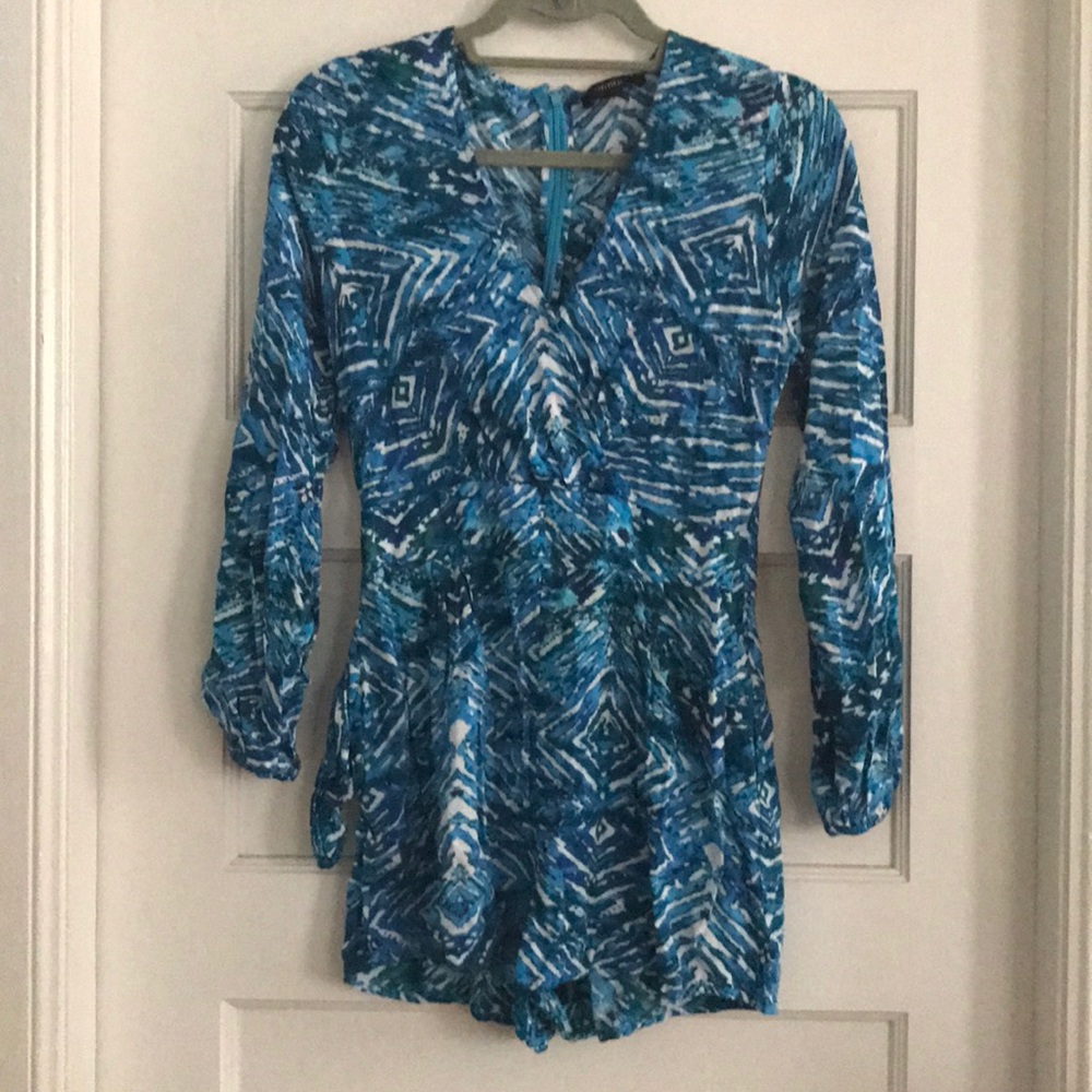Blue Forever 21 Romper